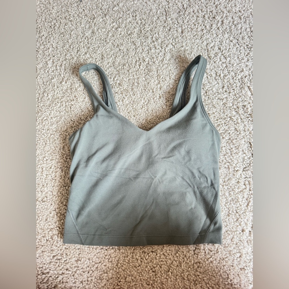 lululemon athletica Gray Tank Top